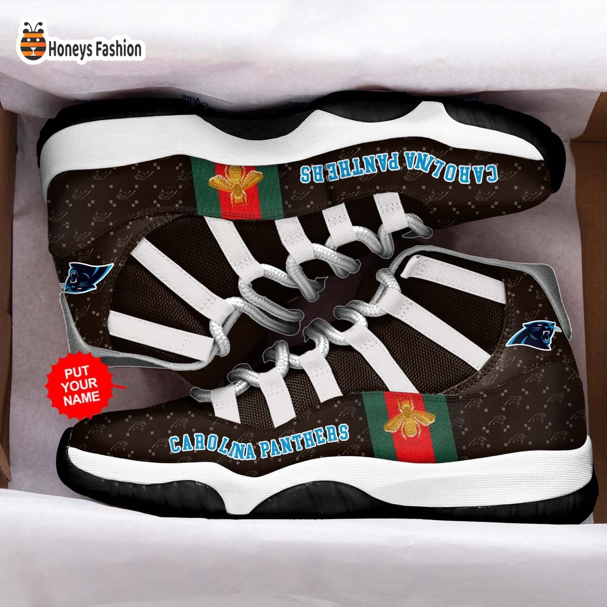 Carolina Panthers NFL Gucci Air Jordan 11 Shoes