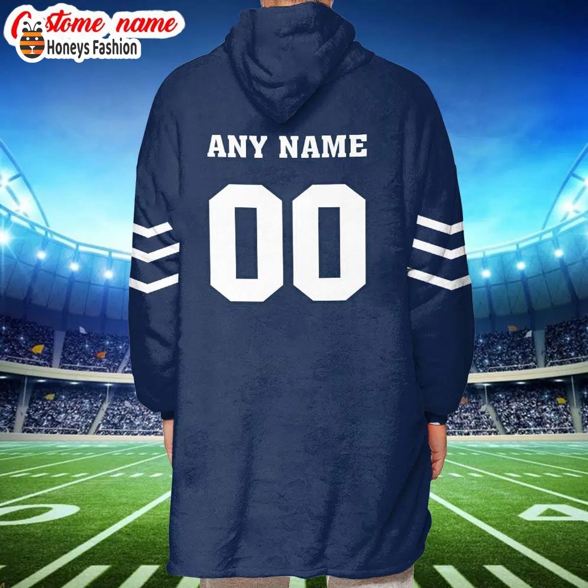 Dallas Cowboys NFL Adidas all day i dream about Cowboys blanket hoodie