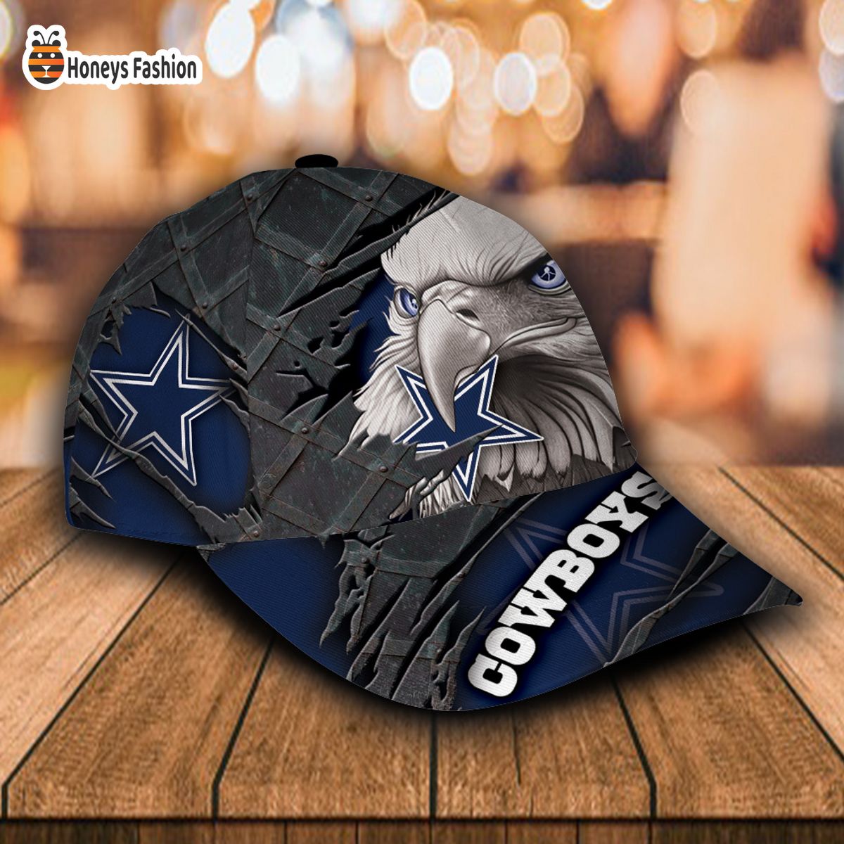 Dallas Cowboys NFL Eagle Custom Name Classic Cap