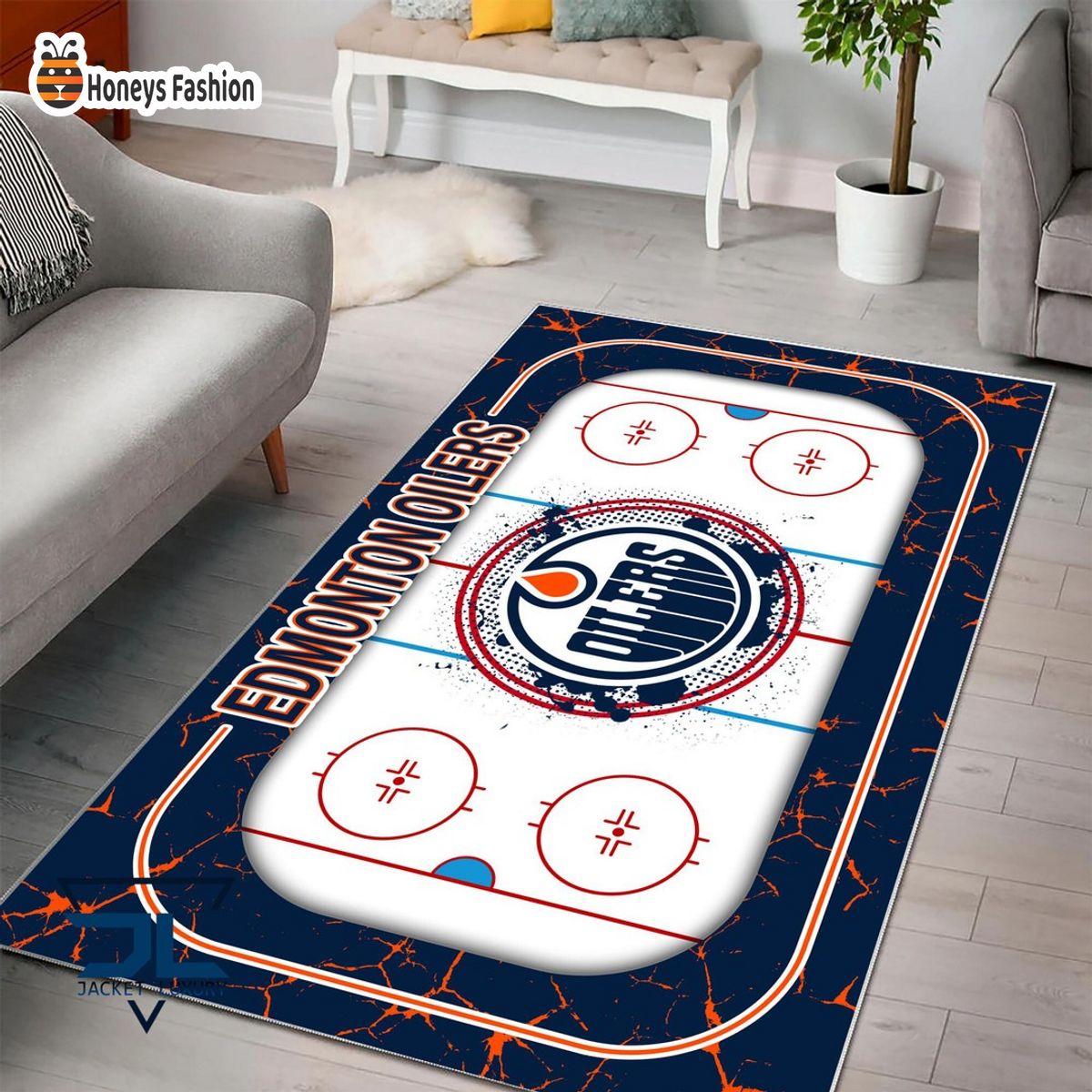 Edmonton Oilers NHL Rug Carpet