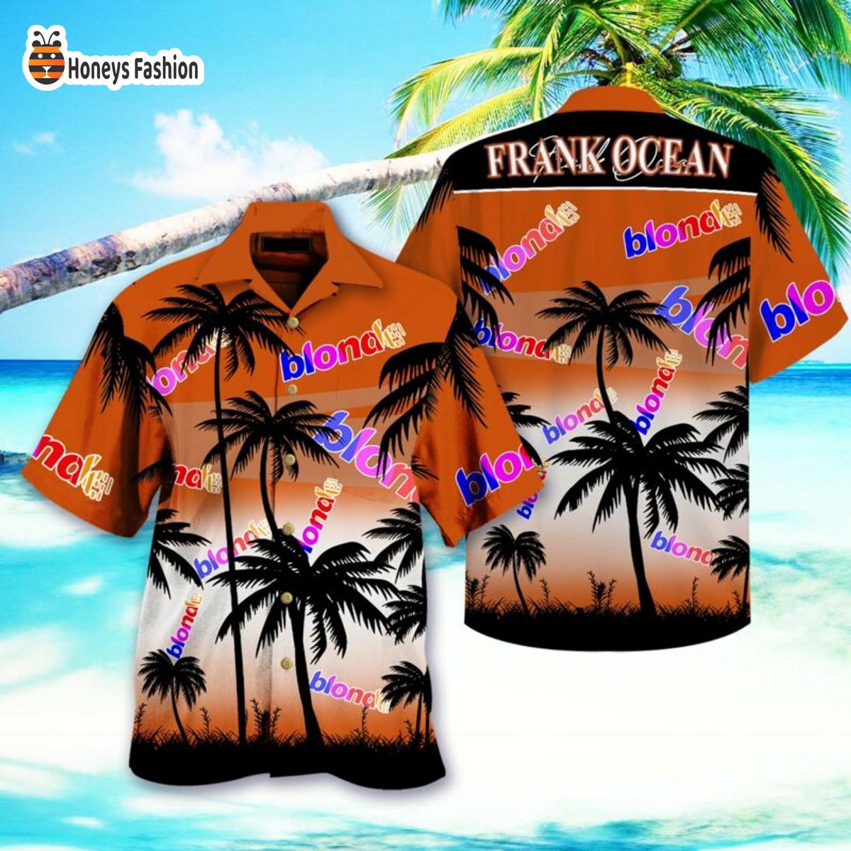 Frank Ocean Mens Leaf Sunshine Hawaiian Shirt