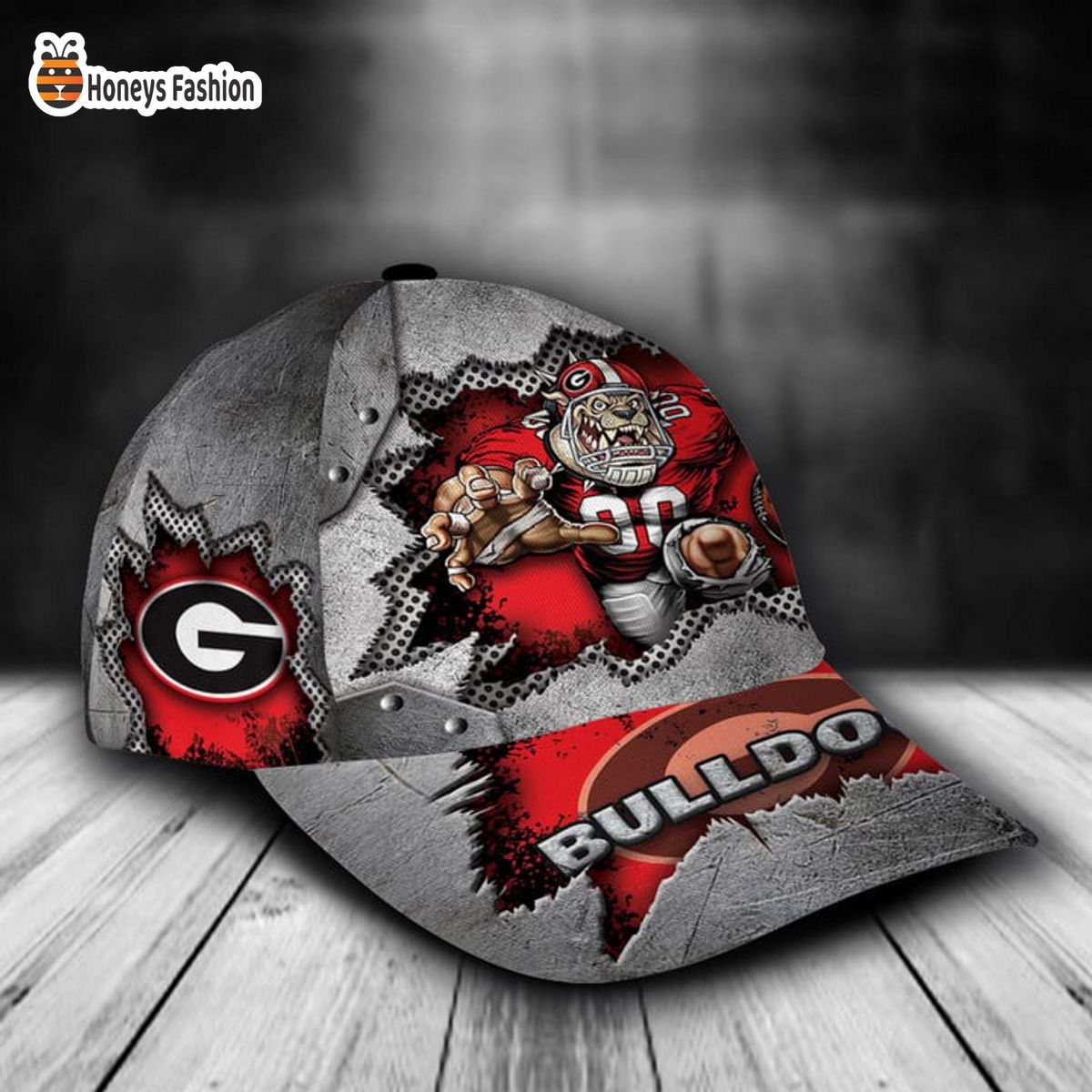 Georgia Bulldogs mascot custom name classic cap