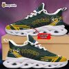 Green Bay Packers Under Armour Custom Name Max Soul Sneaker