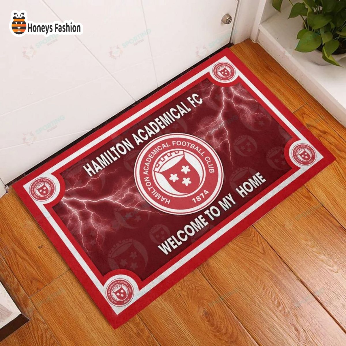 Hamilton Academical F.C. welcome to my home doormat