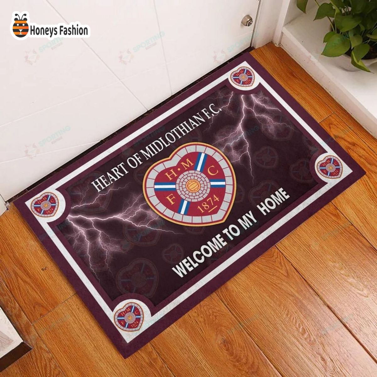 Heart of Midlothian F.C. welcome to my home doormat