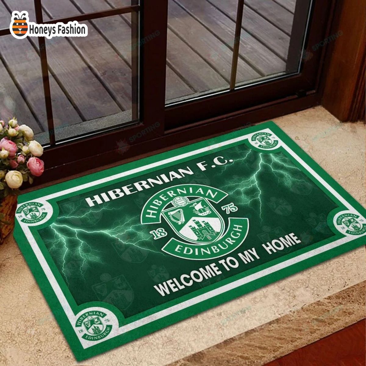 Hibernian F.C. welcome to my home doormat