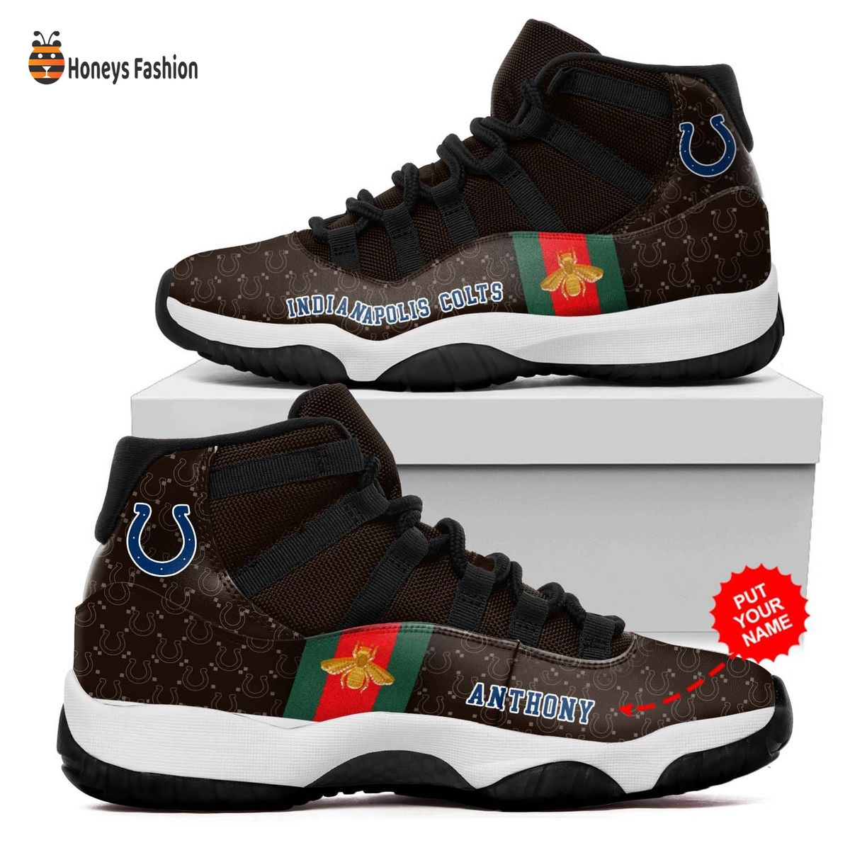 Indianapolis Colts NFL Gucci Air Jordan 11 Shoes