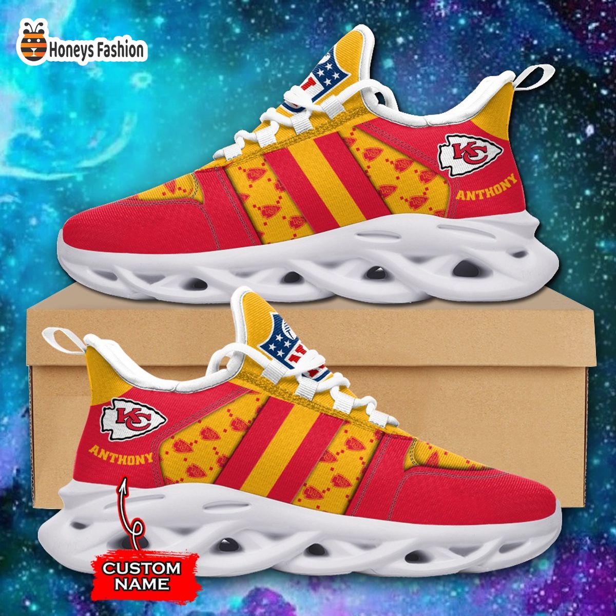 Kansas City Chiefs NFL Gucci Personalized Max Soul Shoes