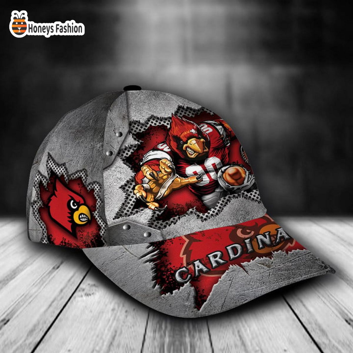 Louisville Cardinals mascot custom name classic cap