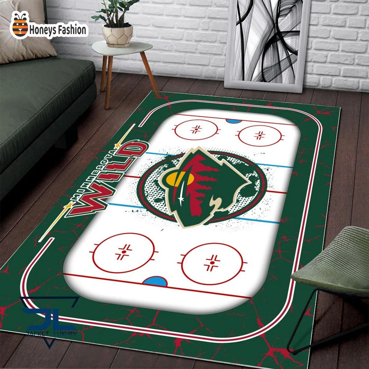 Minnesota Wild NHL Rug Carpet