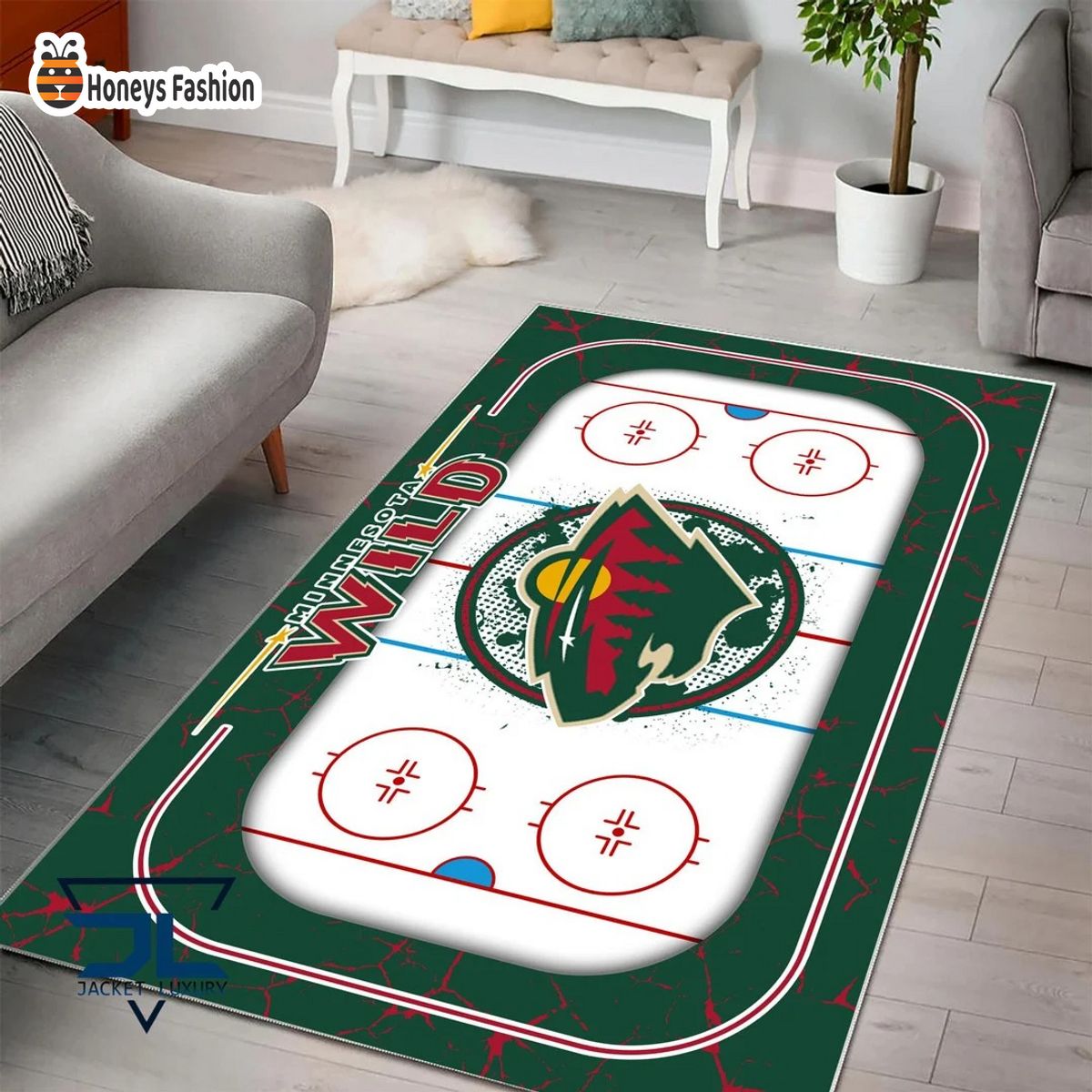 Minnesota Wild NHL Rug Carpet