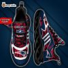 New England Patriots NFL Adidas Personalized Max Soul Shoes