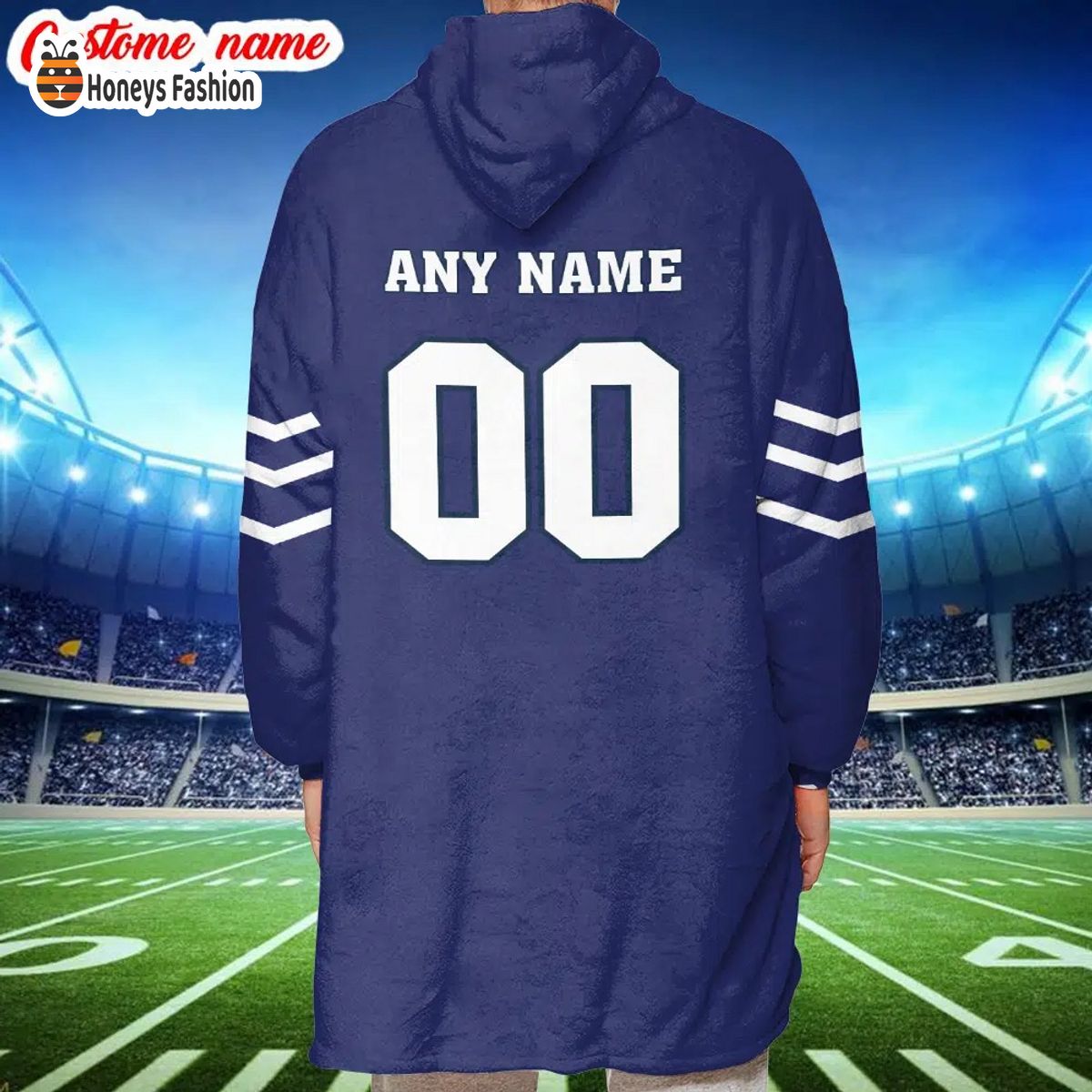 New York Giants NFL Adidas all day i dream about Giants blanket hoodie