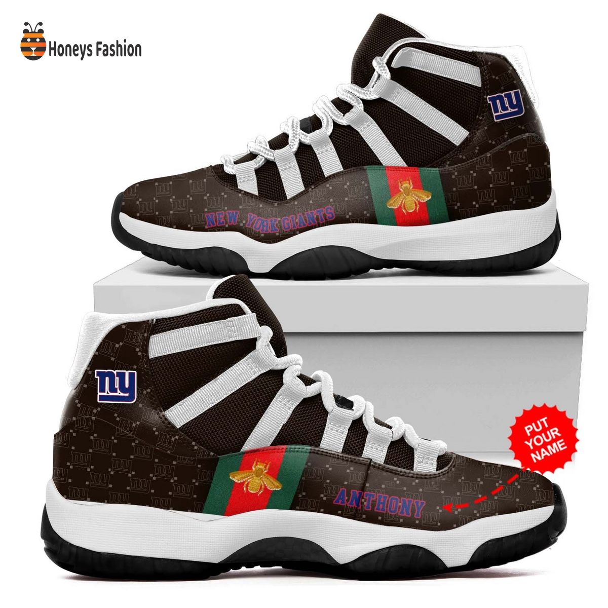New York Giants NFL Gucci Air Jordan 11 Shoes
