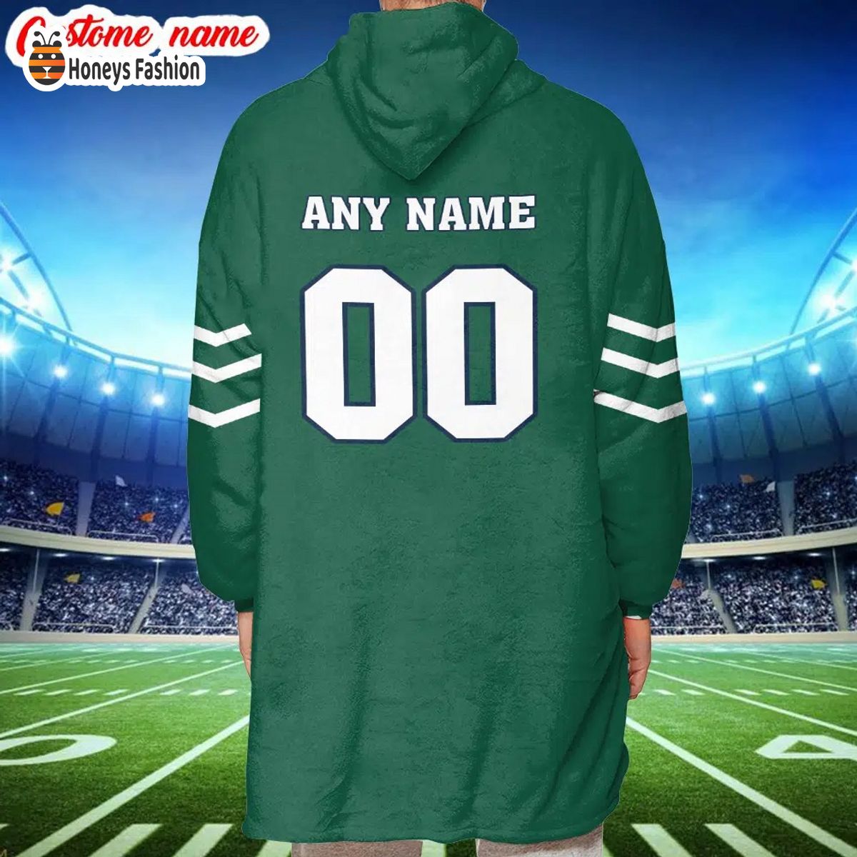 New York Jets NFL Adidas all day i dream about Jets blanket hoodie