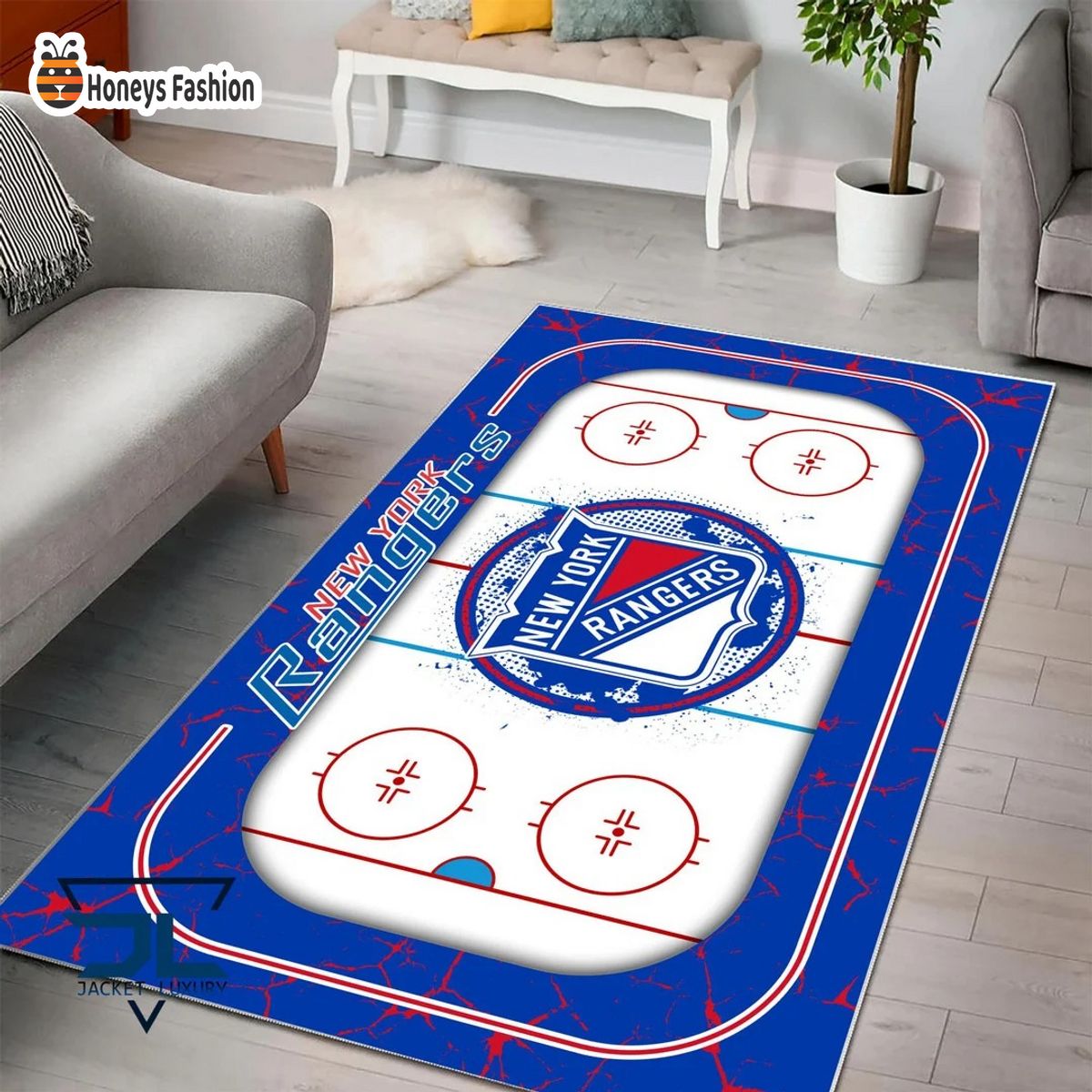 New York Rangers NHL Rug Carpet