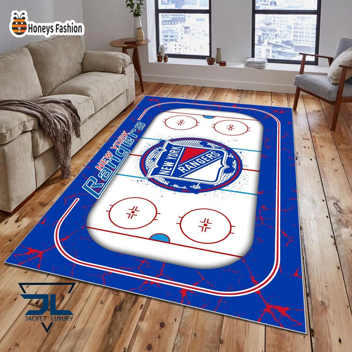 New York Rangers NHL Rug Carpet