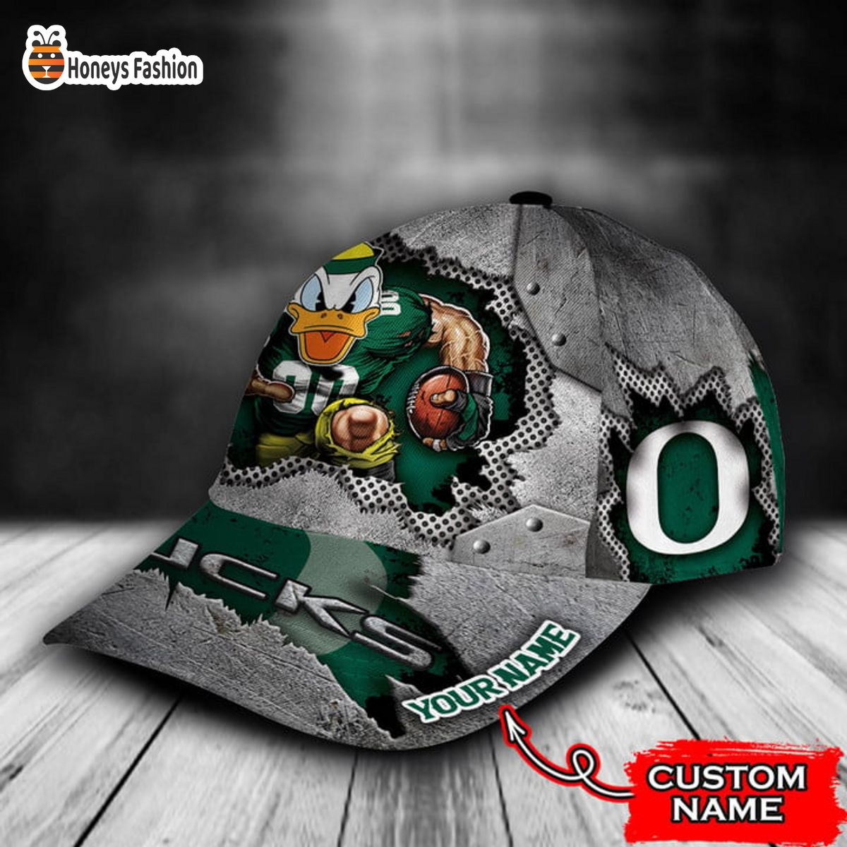 Oregon Ducks mascot custom name classic cap