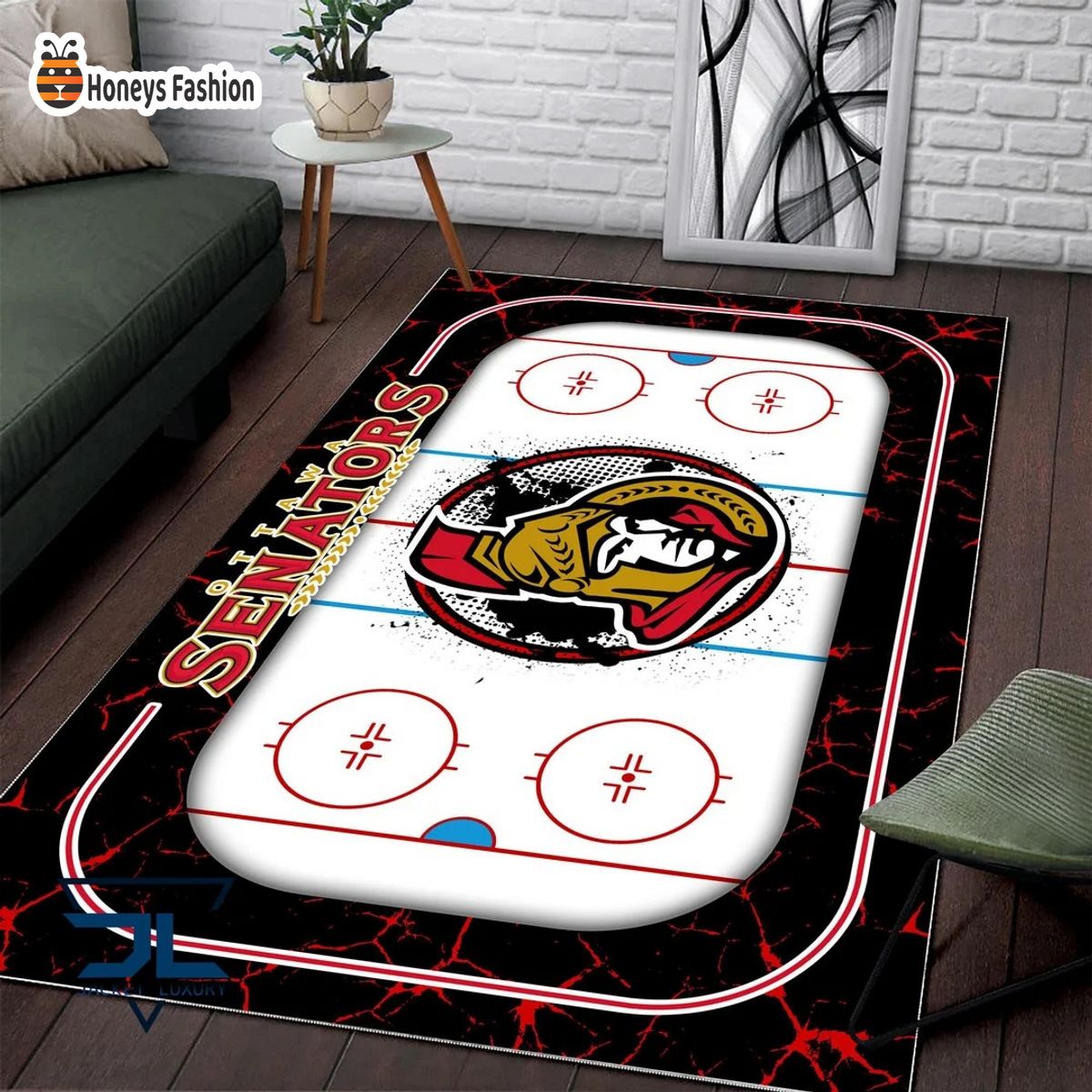 Ottawa Senators NHL Rug Carpet