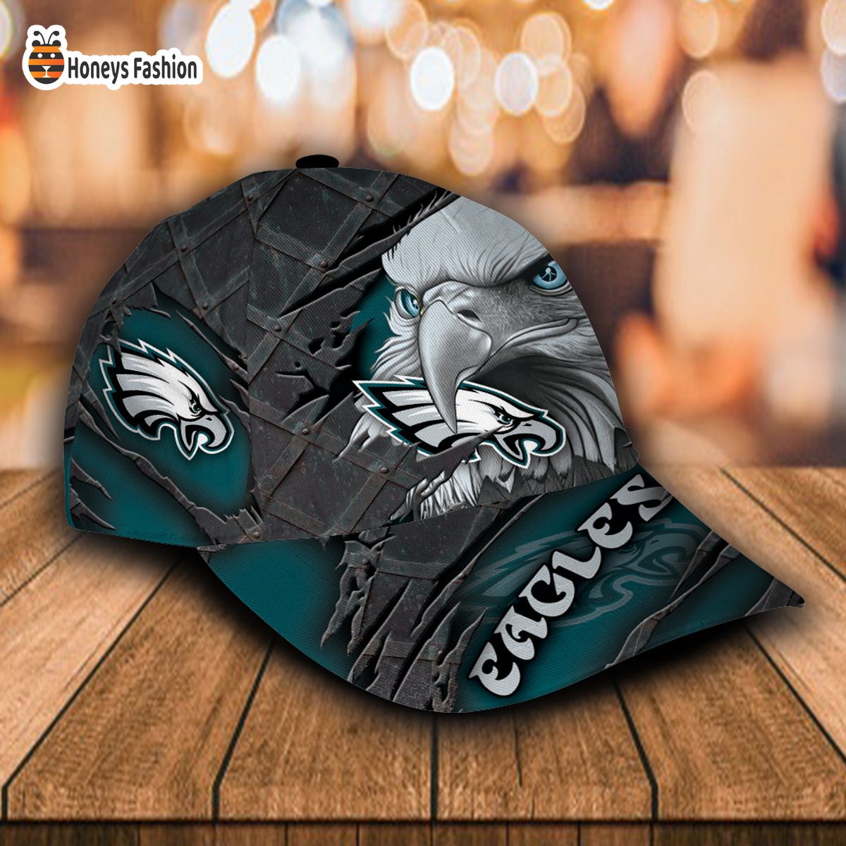 Philadelphia Eagles NFL Eagle Custom Name Classic Cap