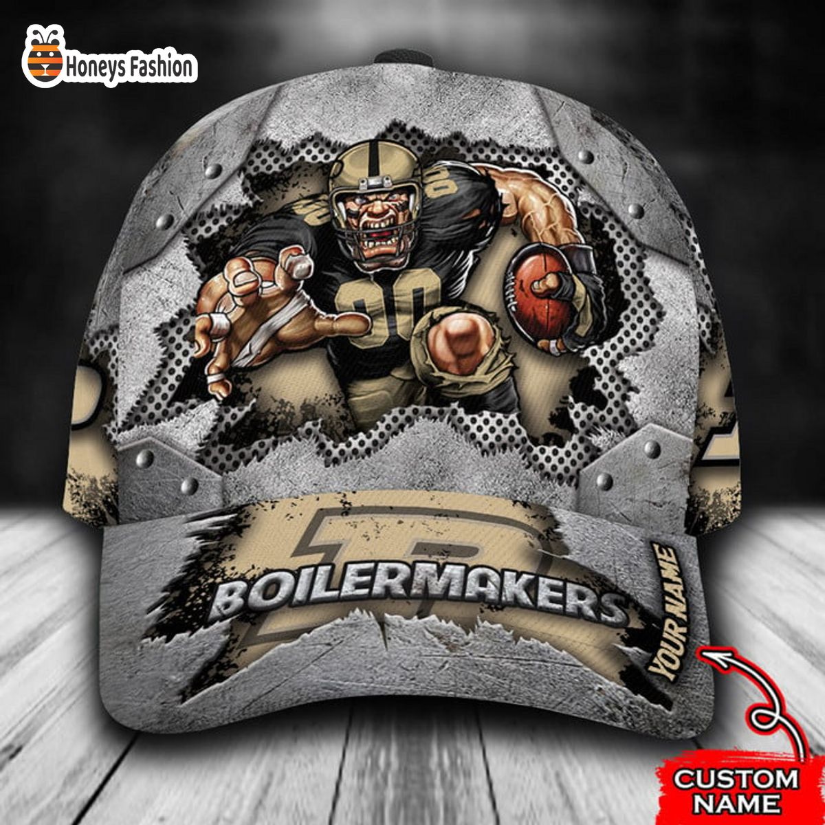 Purdue Boilermakers mascot custom name classic cap