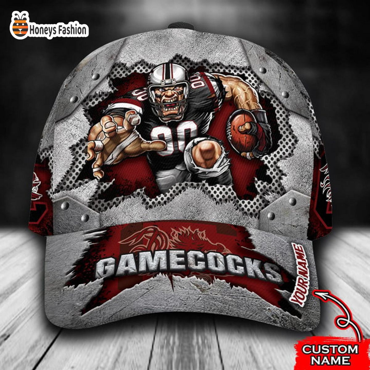 South Carolina Gamecocks mascot custom name classic cap