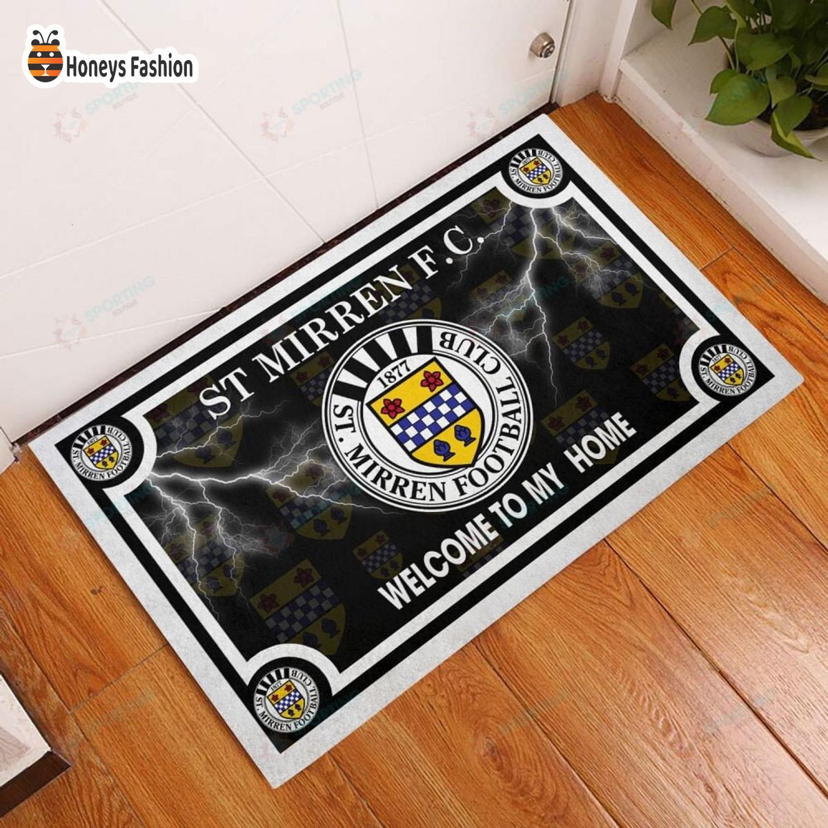 St Mirren F.C. welcome to my home doormat