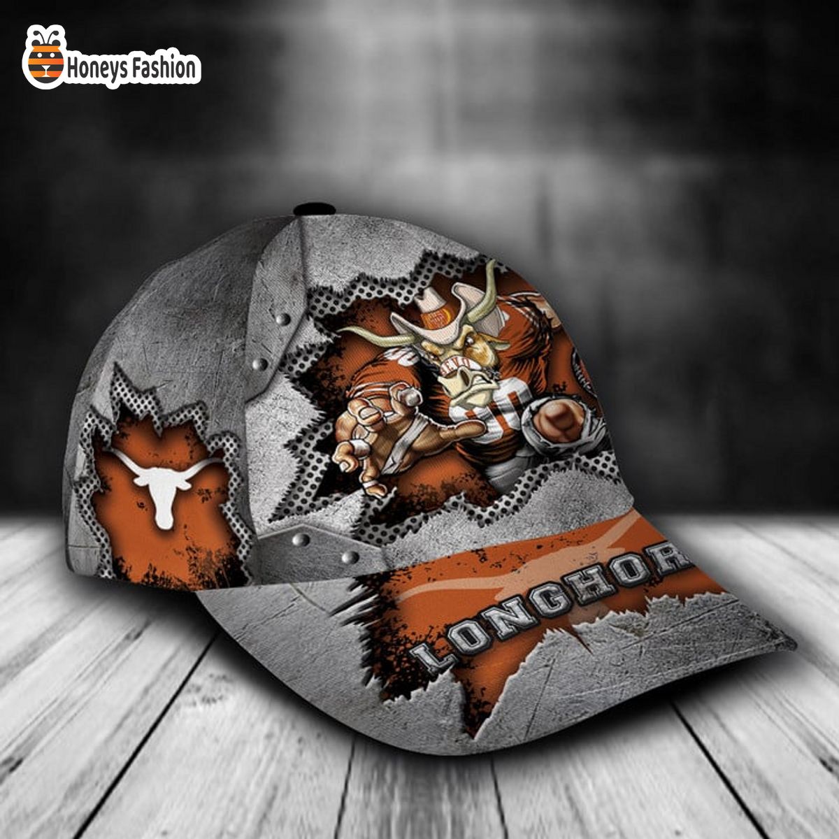 Texas Longhorns mascot custom name classic cap