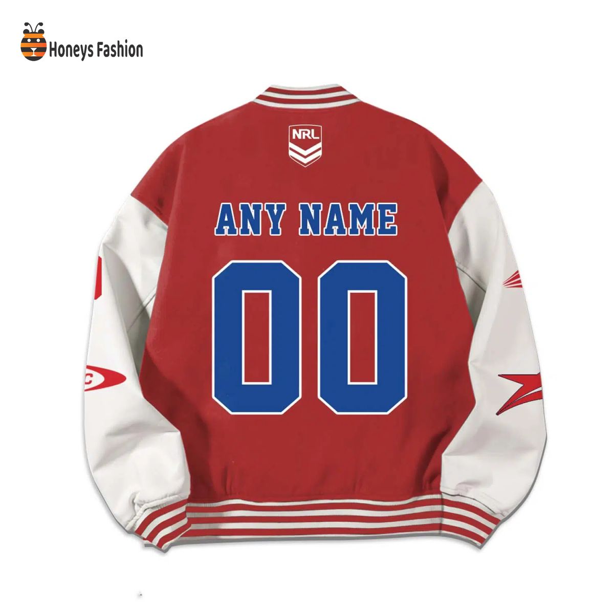 The Dolphins Custom Name Rugby Baseball Jacket