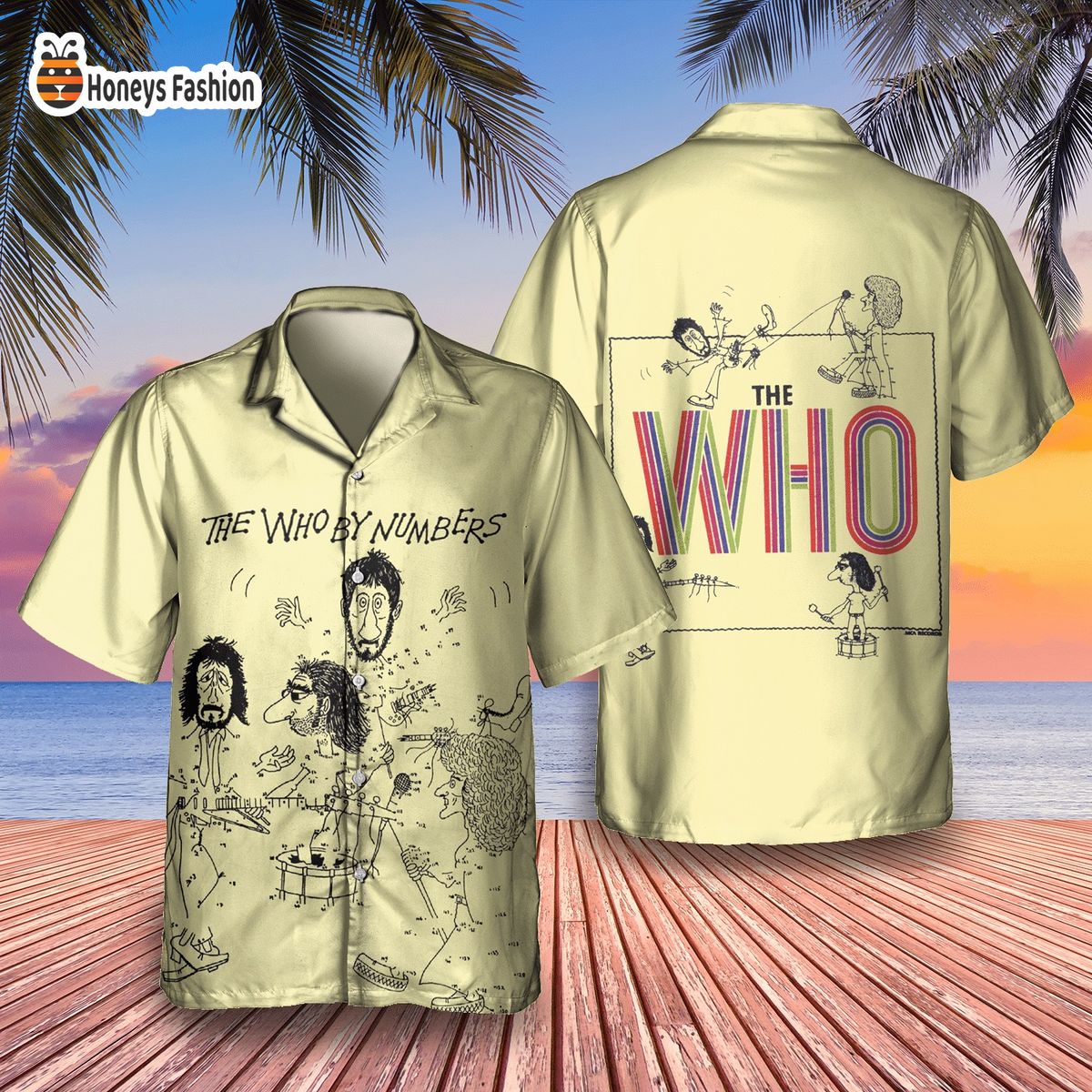The Who detour album cover hawaiian shirt