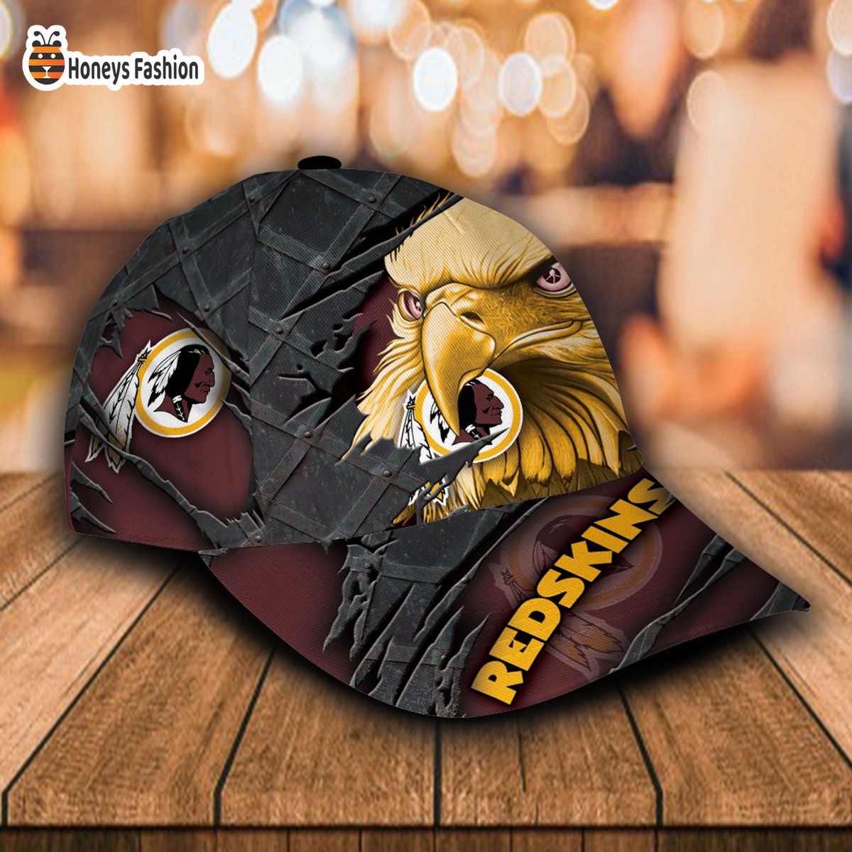 Washington Redskins NFL Eagle Custom Name Classic Cap