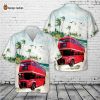 1967 Aec Routemaster Double Decker Bus Hawaiian Shirt