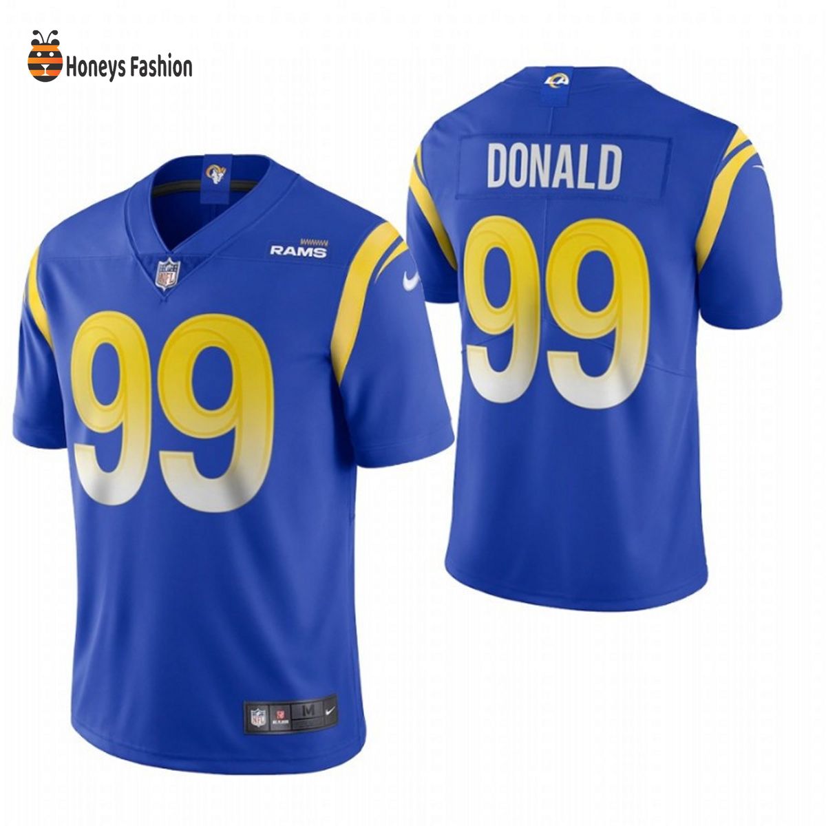 Aaron Donald Number 99 Los Angeles Rams Royal 2020 Vapor Limited Jersey