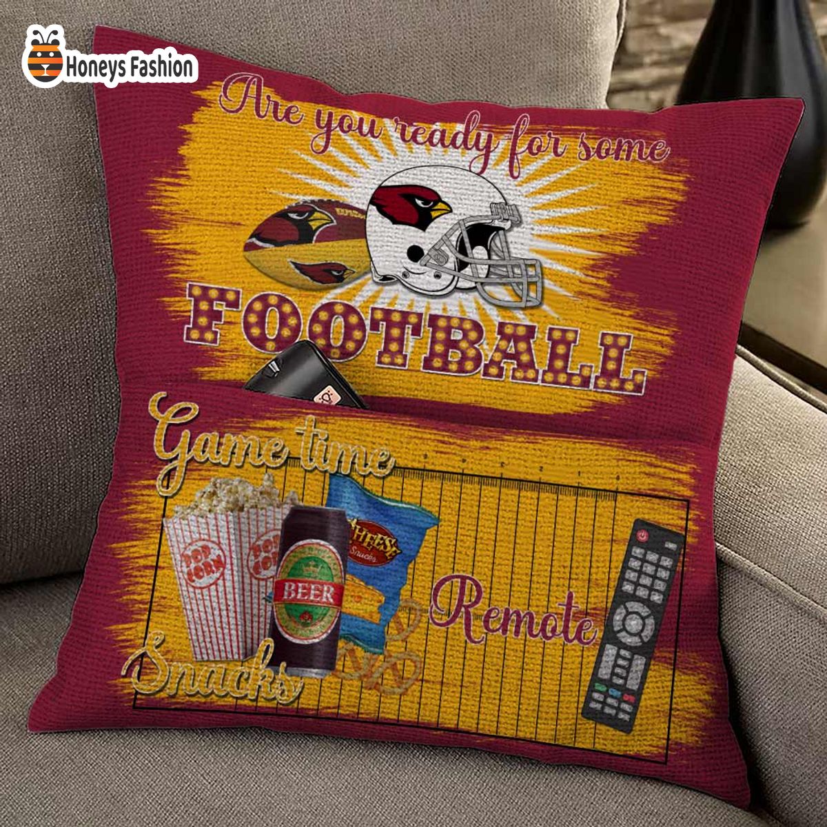 Arizona Cardinals are you ready for some football pillow
