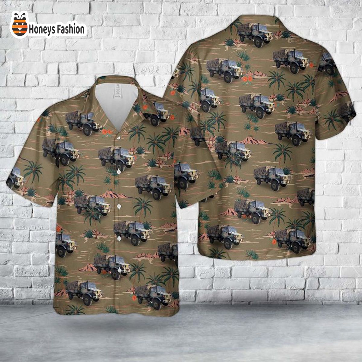 Australian Army Unimog Hawaiian Shirt