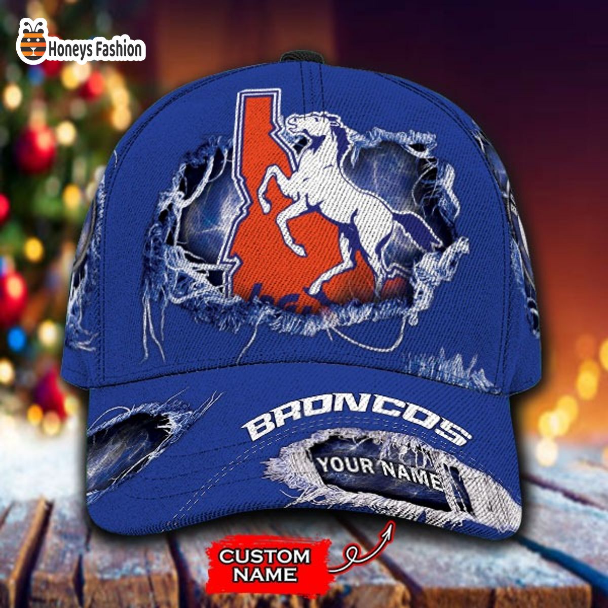 Boise State Broncos NCAA Custom Name Classic Cap