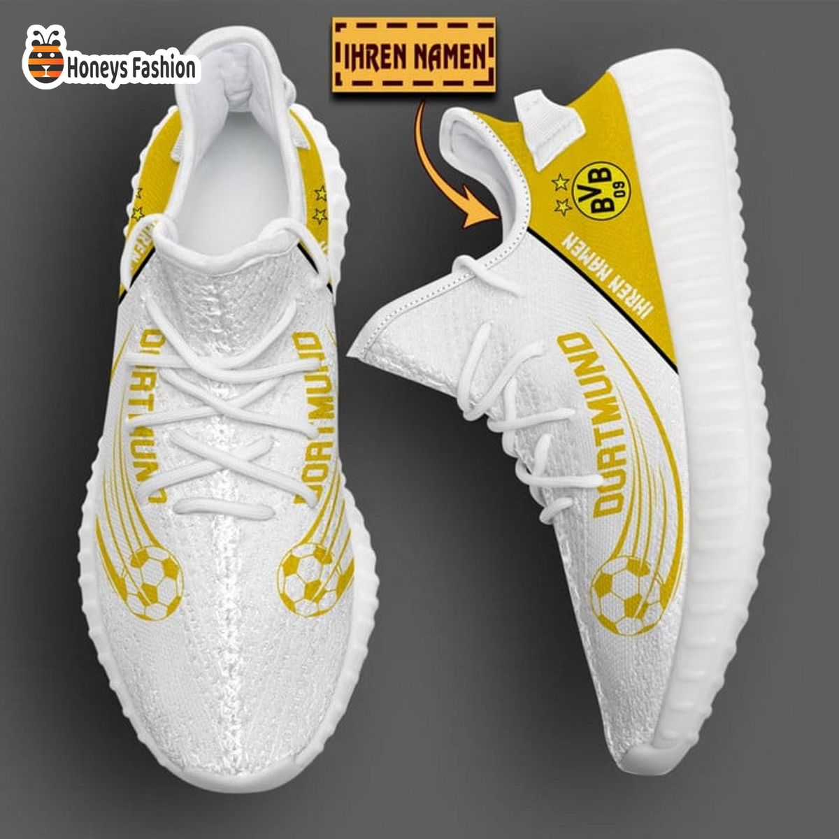 Borussia Dortmund personalisiert yeezy sneaker