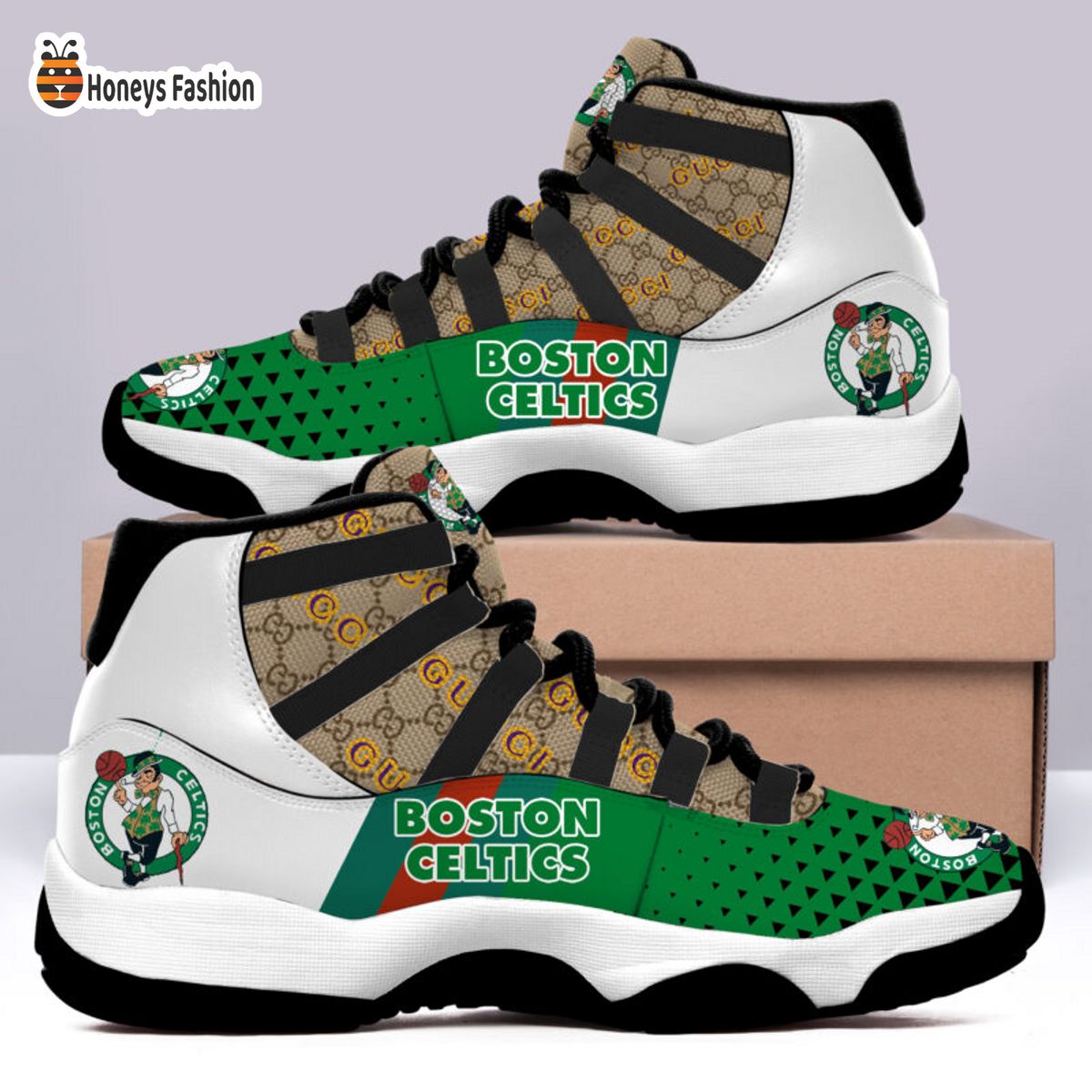 Boston Celtics x Gucci Air Jordan 11 Sneaker