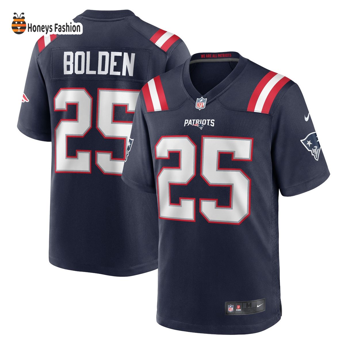 Brandon Bolden New England Patriots Nike Game Jersey