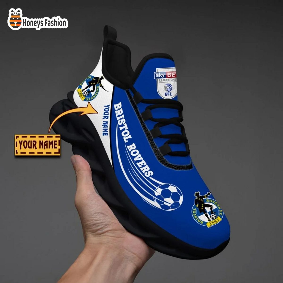 Bristol Rovers League One Custom Name Trainer Max Soul