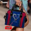 Buffalo Bills NFL Custom Name Leather Handbag Tote bag