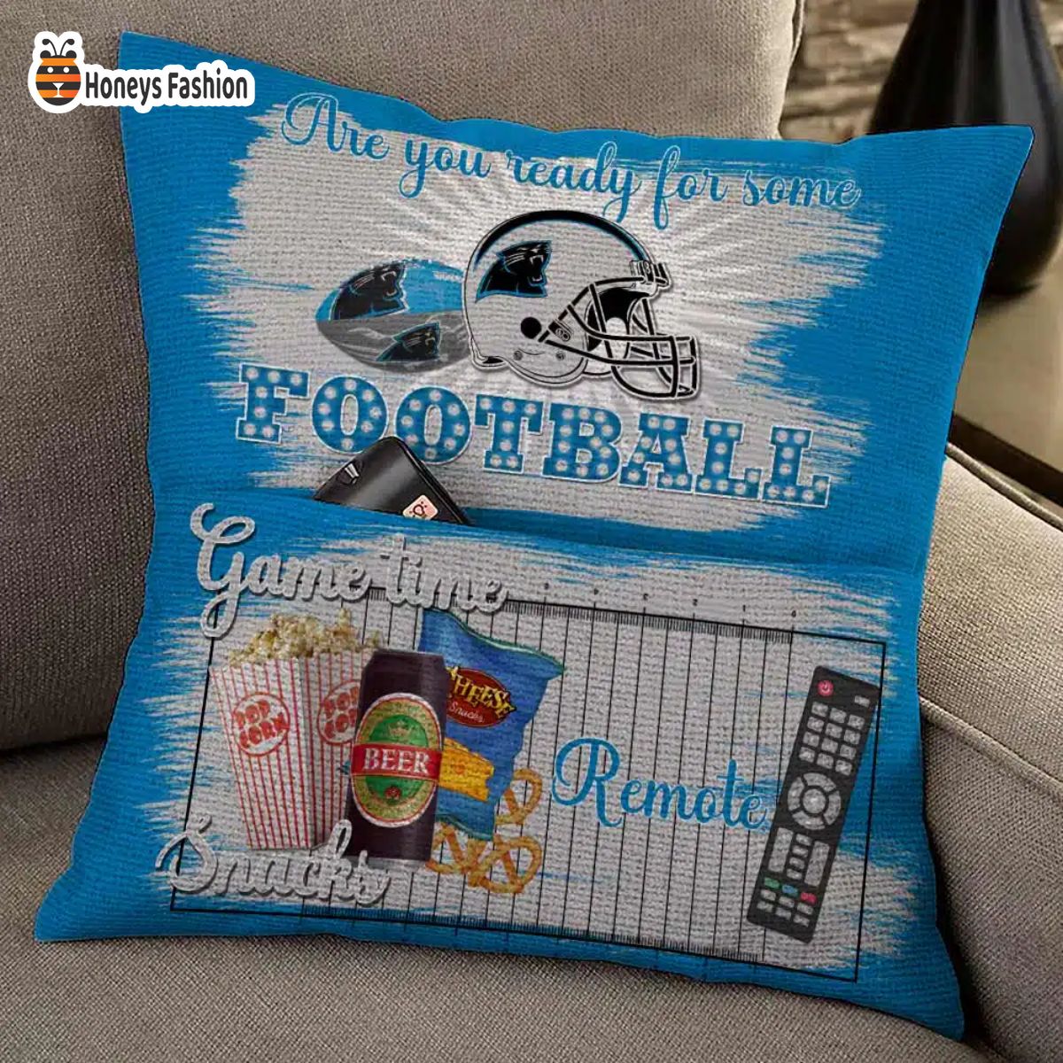 Carolina Panthers are you ready for some football pillow