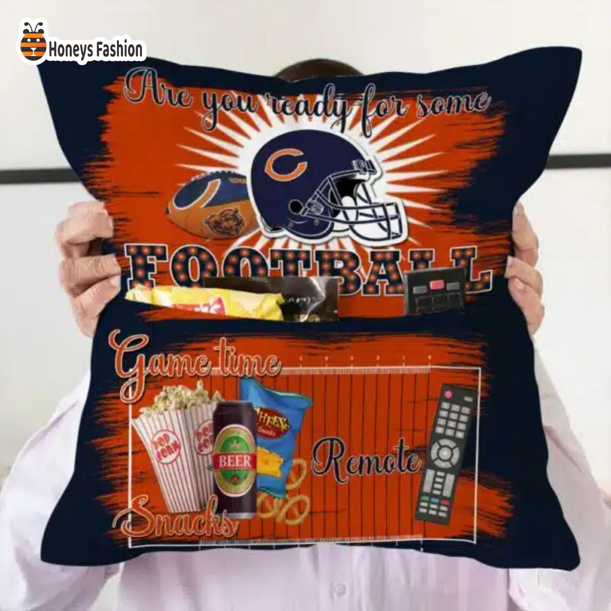 Chicago Bears are you ready for some football pillow