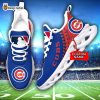 Chicago Cubs MLB Custom Name Max Soul Sneaker