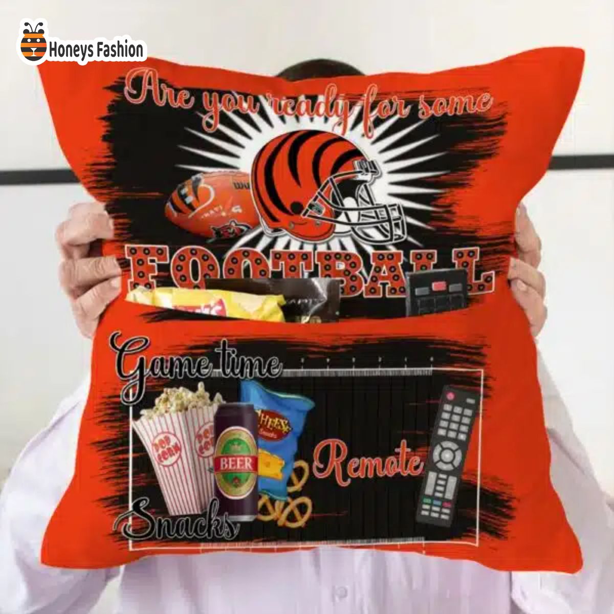 Cincinnati Bengals are you ready for some football pillow