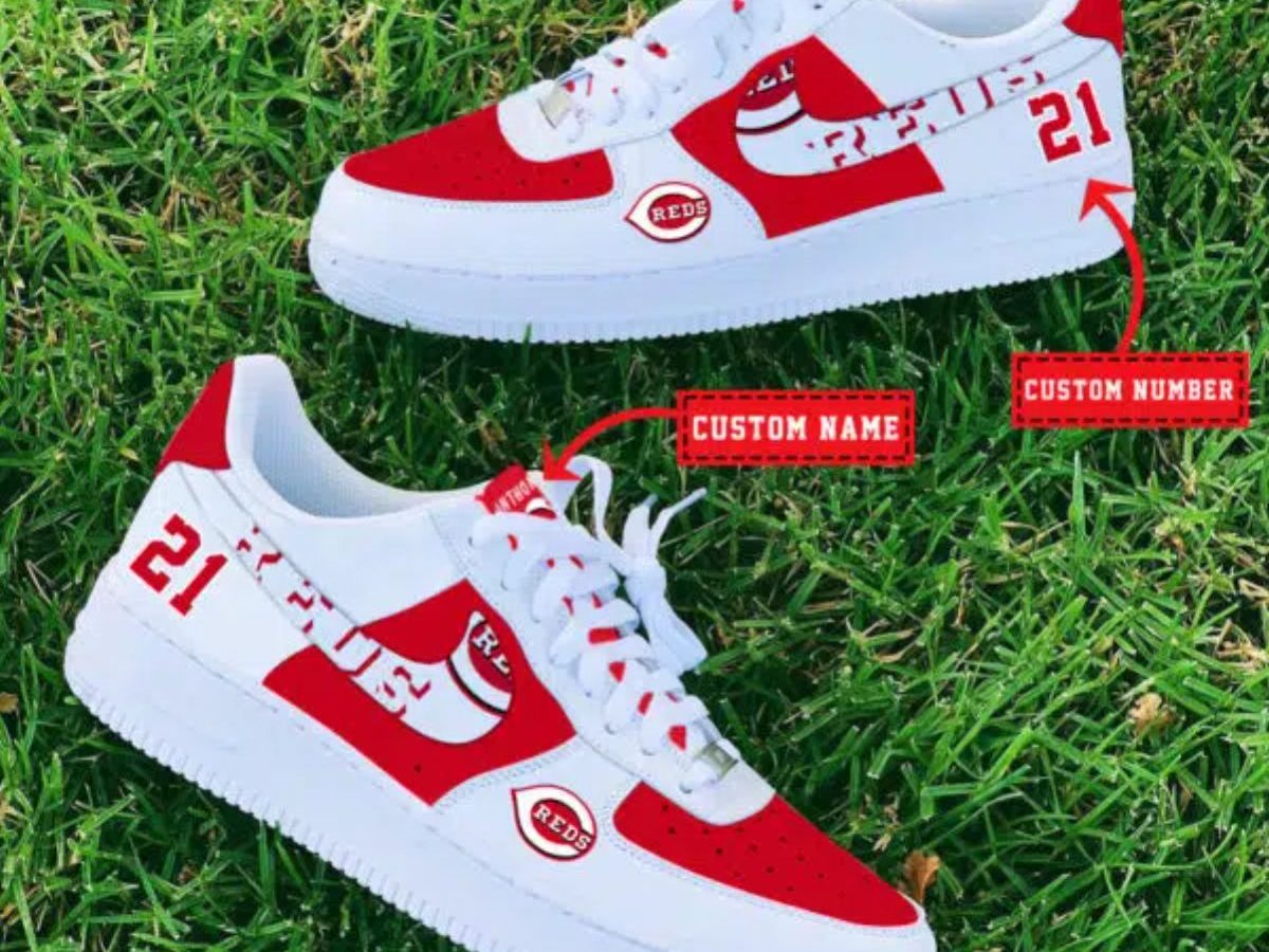 Custom Name Cincinnati Reds Baseball Max Soul Shoes Men And Women