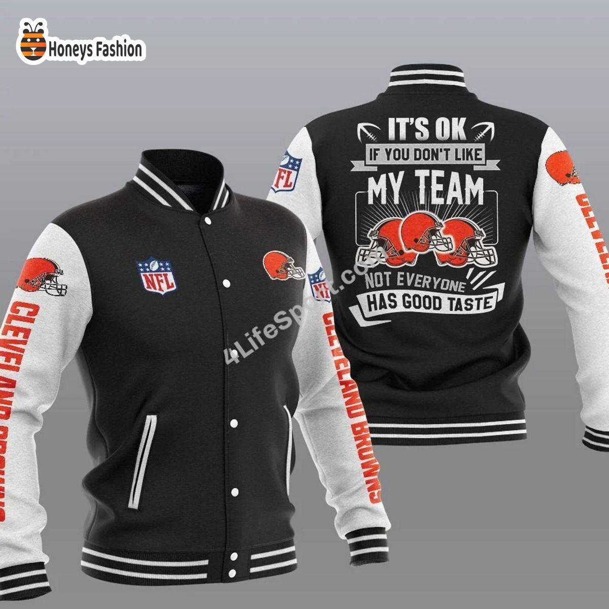 Cleveland Browns it’s ok you don’t like my team varsity jacket