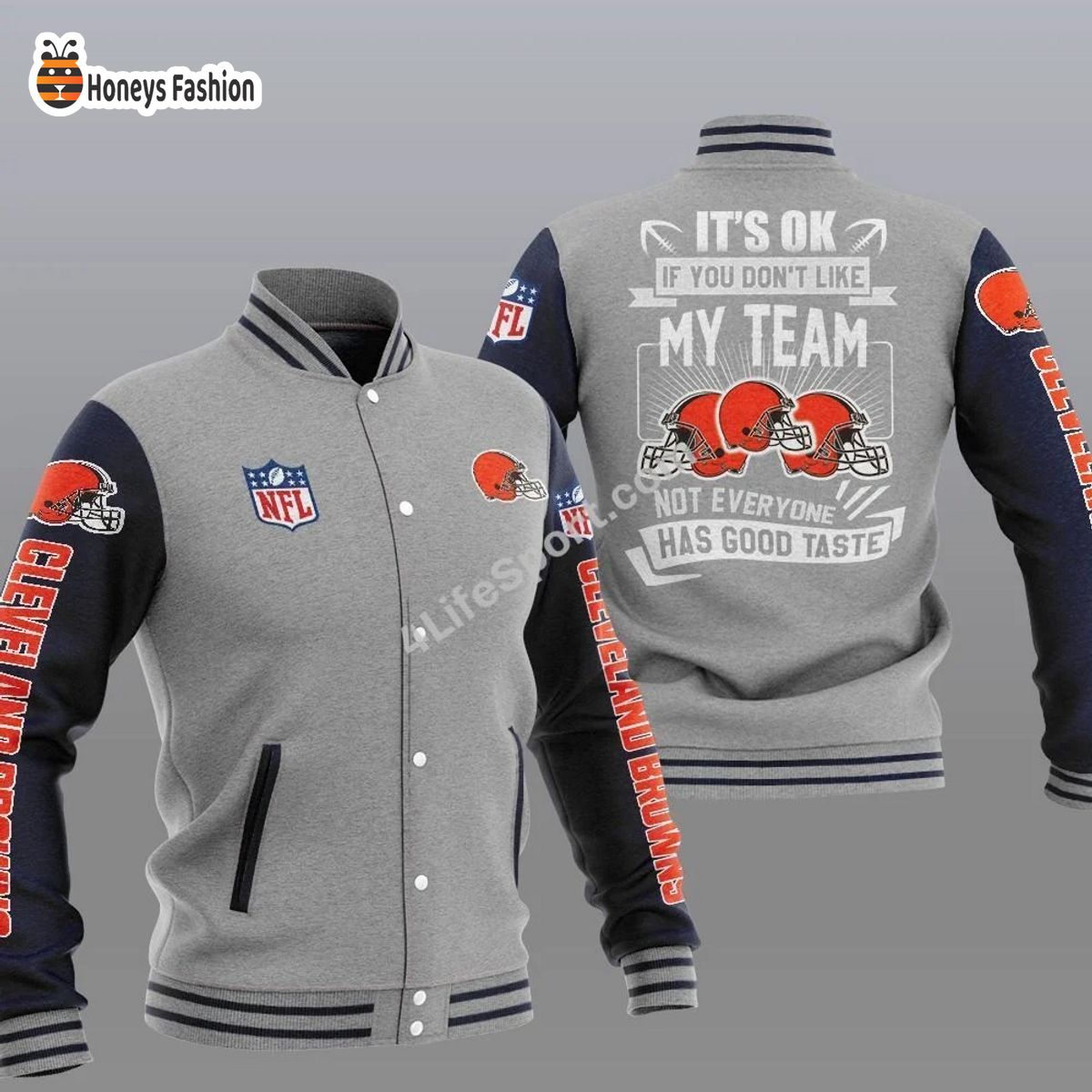 Cleveland Browns it’s ok you don’t like my team varsity jacket