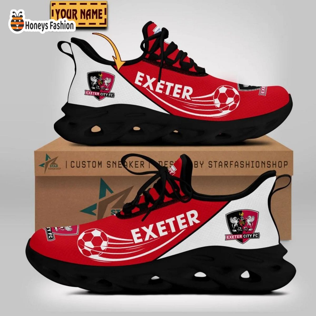 Exeter City League One Custom Name Trainer Max Soul