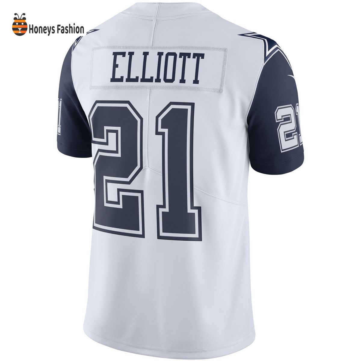 Ezekiel Elliott Nike Dallas Cowboys Color Rush Vapor Limited White Jersey
